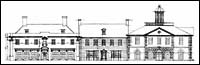 Design sketch for west elevation in 2002