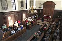 Interior of the Wren Chapel