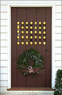 Christmas door decoration