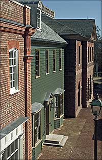 Weatherboarded shop