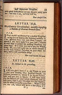 Samuel Richardson's Familiar Letters.