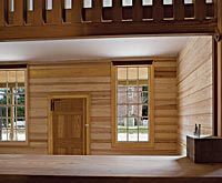 Paneled room with Duke of Gloucester Street view.