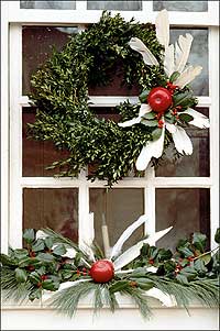 feather wreath