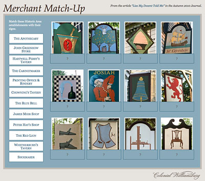 Merchant Match-Up Game