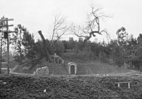 An early photograph of the ice house before its restoration.