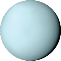 The planet Uranus