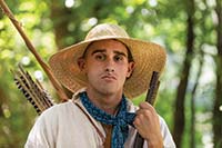 Warren Taylor, a Colonial Williamsburg interpreter and a Pamunkey shares 
his tribe's history as part of the Foundation's American Indian Initiative.