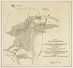 Sketch of the Battlefield and Confederate Works